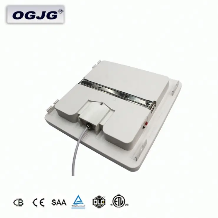 School dormitory 300*300mm on-off dimming ip44 panel light internet cafe remote control diode flicker-free ceiling light