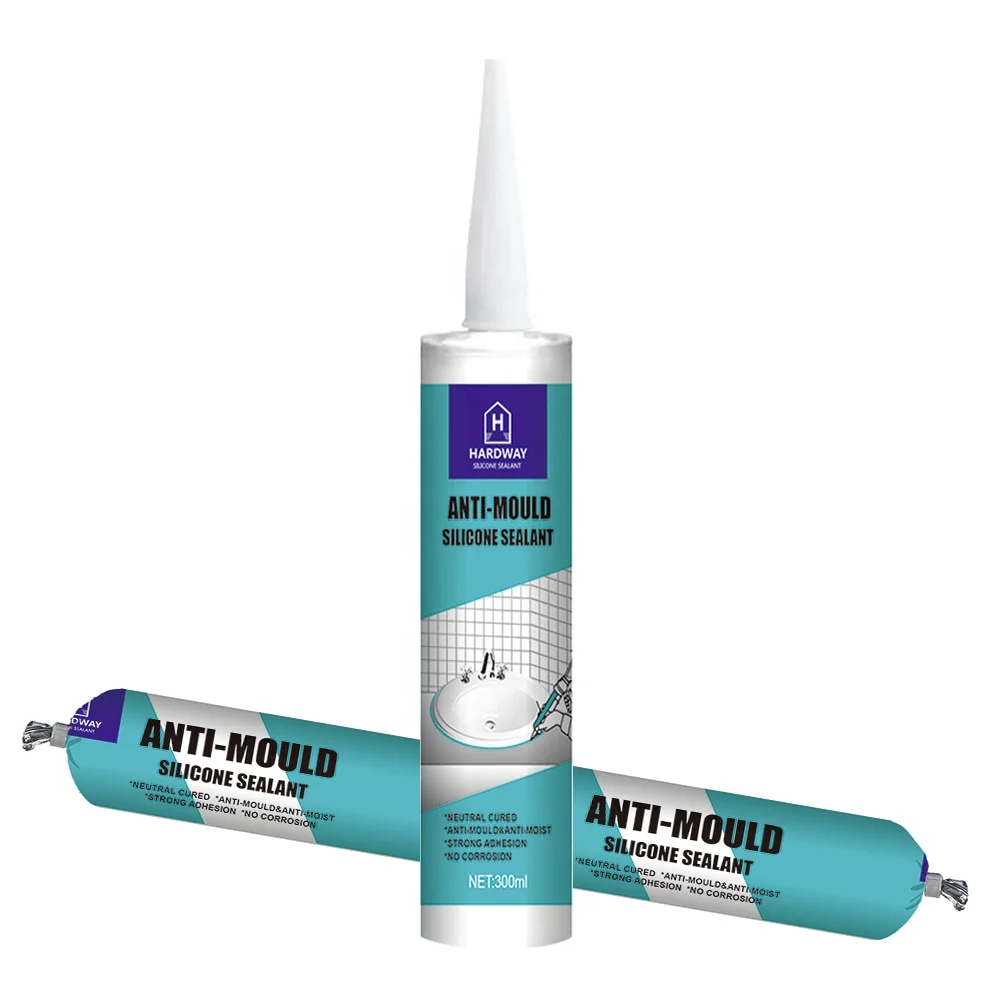 
clear optically fireproof rvt silicone based adhesive sealant for metal 