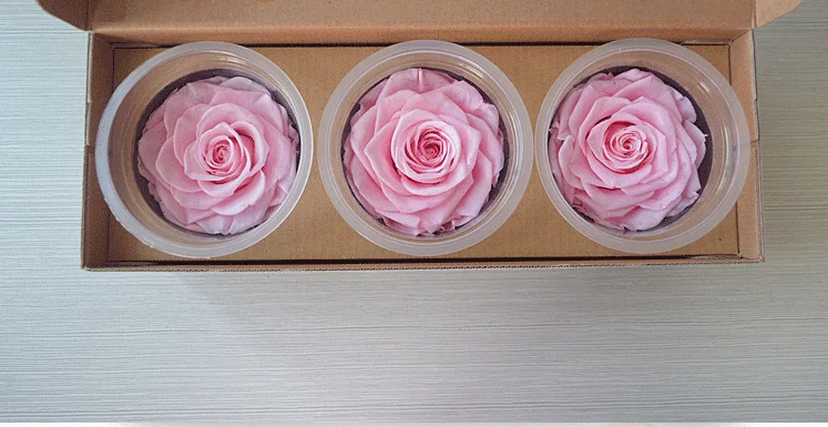wholesale yunnan kainaking freeze dried big size preserved roses Customized rose head
