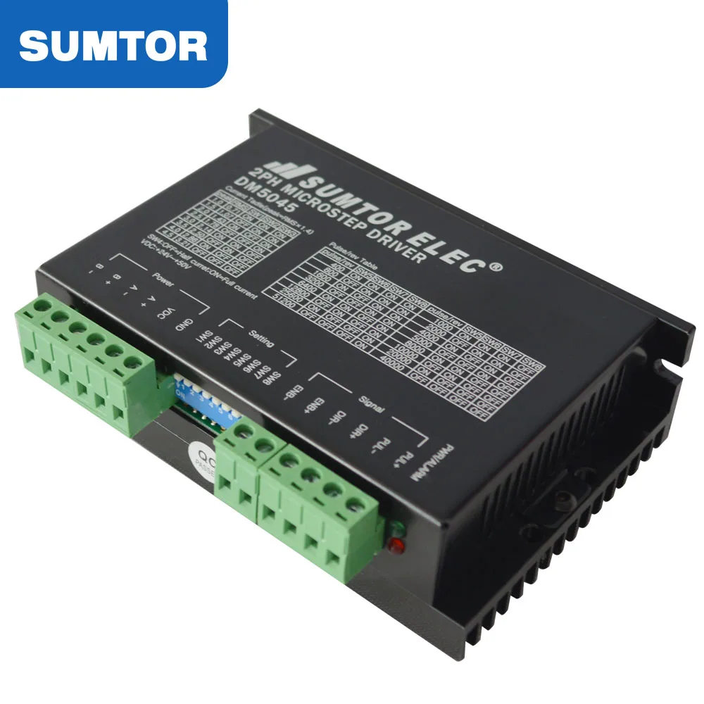 Цифровые двухфазные драйверы шагового двигателя DM5045 для шагового двигателя nema 23