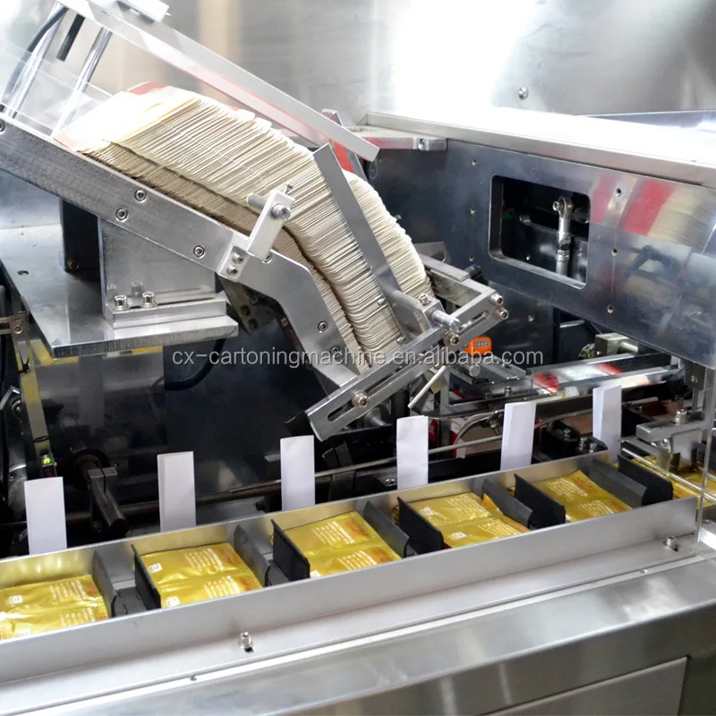 
Whole sale product glue sealing packing condom automatic high speed cartoning machine 