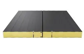 thermal Insulated and water proof sandwich wall/roof PU/PIR/rock wool panel approved by FM