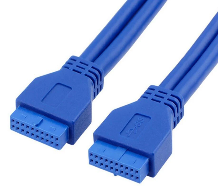 USB3.0 20Pin Female to Female Extension Cable Motherboard Cable