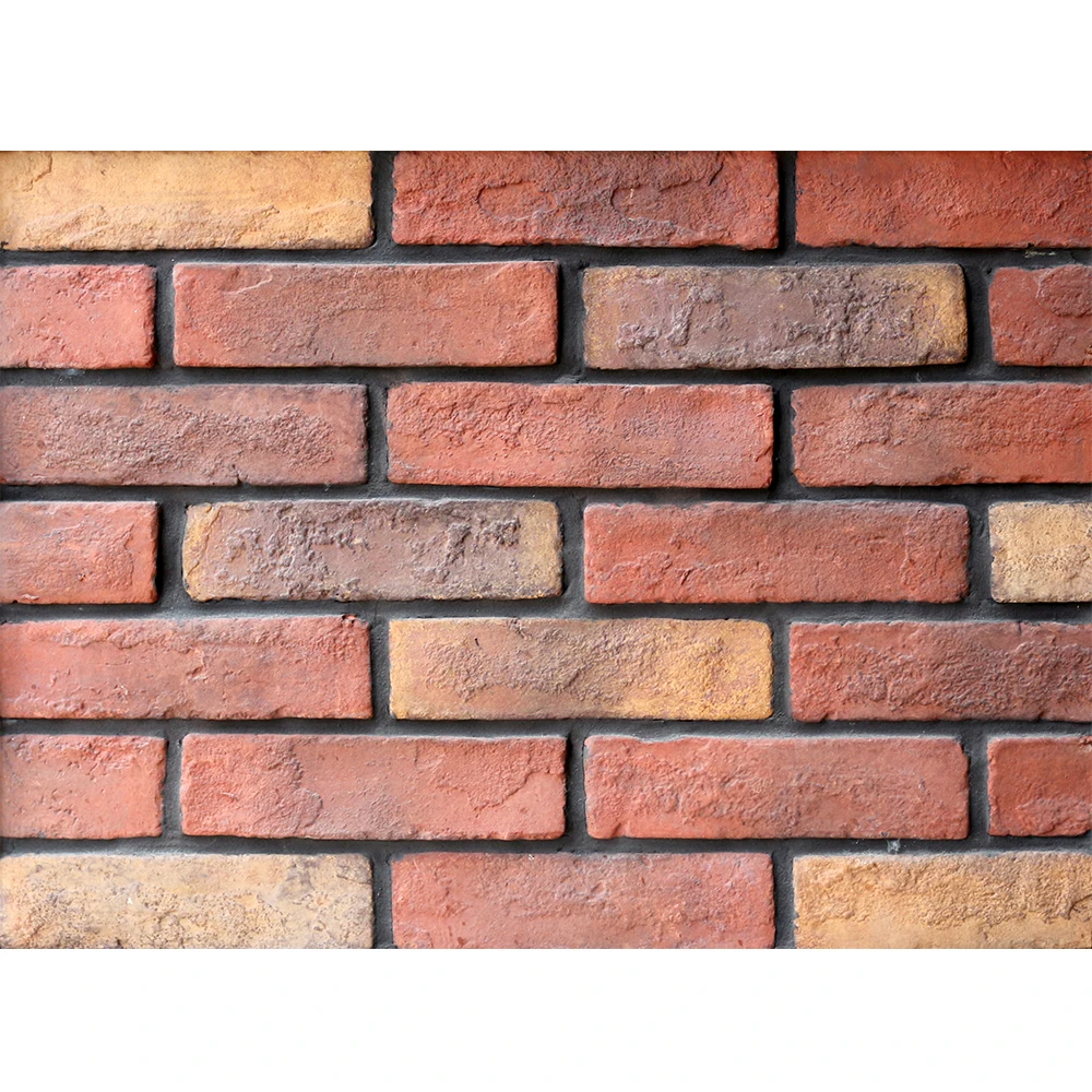 old red faux brick wall  stone panels wholesale tiles and building material