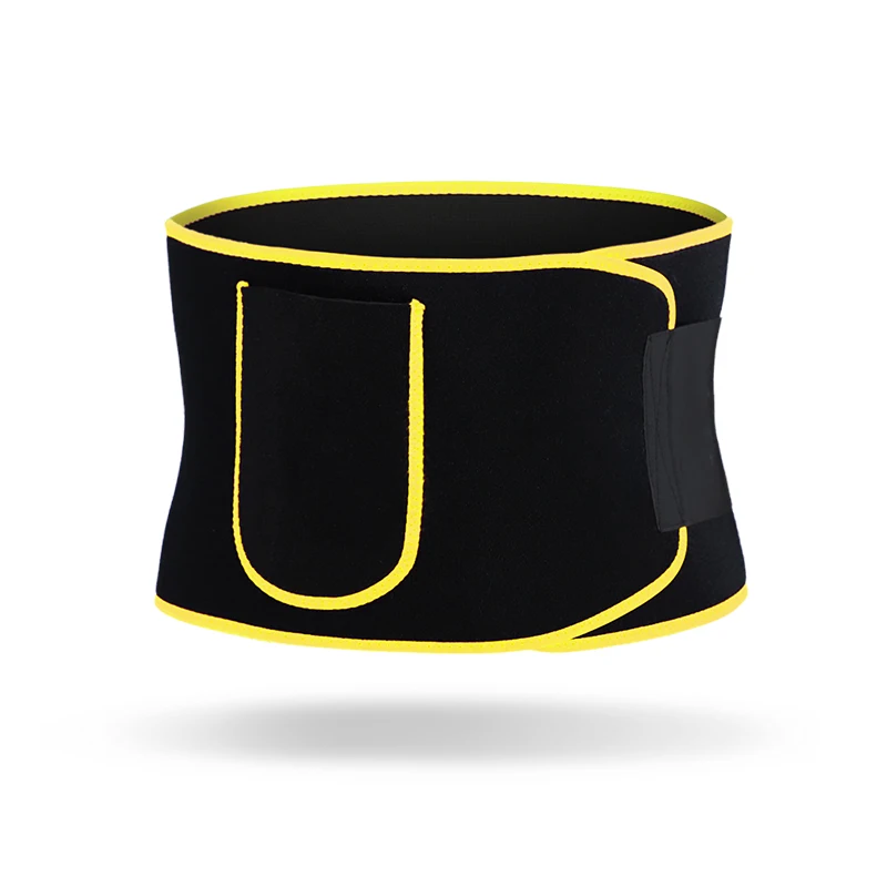 Low MOQ 6 Color Ready Stock Waist Tummy Trimmer With Phone Pocket Sweat Band Body Shaper Belt Wrap Fat Burn Slim Exercise