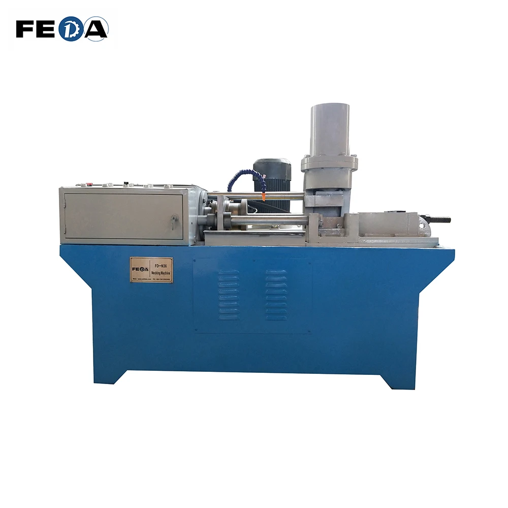 FEDA steel bar diameter reduce machine rods diameter necking machine titanium bolts and nuts