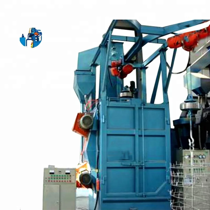 High Efficiency Double Hanger/ Hook Type Shot Blaster Blasting Machine