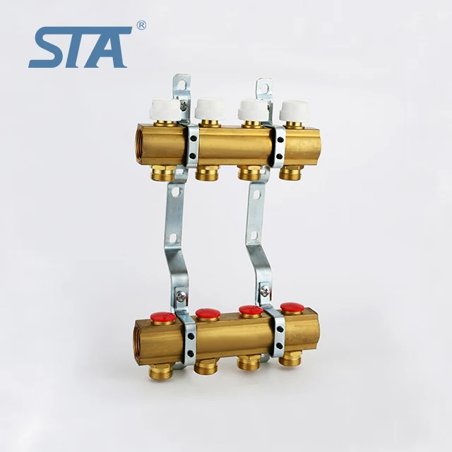 ART.6154 STA Wholesale Forged Underfloor Heating System Brass Manifold