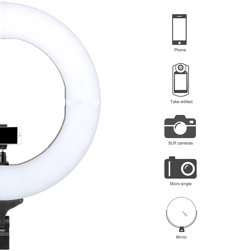 14inch LED SMD circle light 41W 336pcs LED Ring Light 3200-5600K Dimmable Photo/Video for YouTube and make up lighting