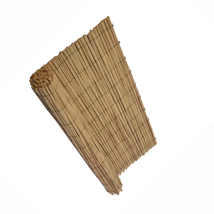 Artificial Garden Decor Plastic PP Fiber Reed Shape Fence
