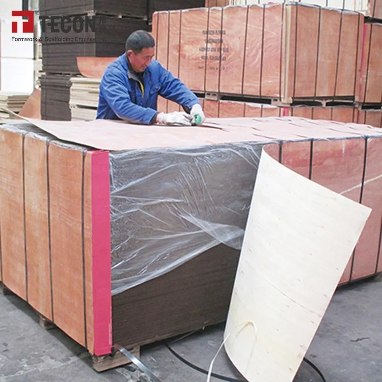 2019 Poplar/Birch/Hardwood Core Shuttering Film Faced Plywood