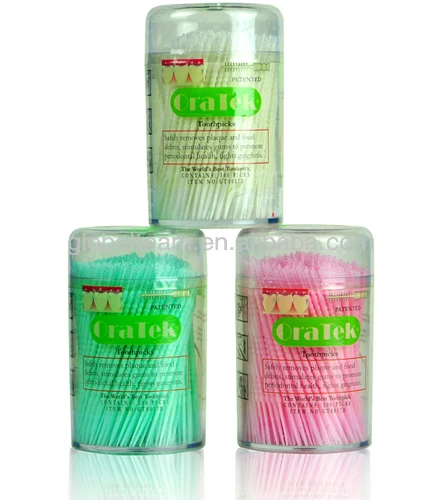OraTek Colourful plastic dental toothpick