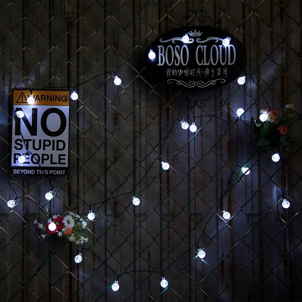 Diwali Colorful Solar Powered LED String Lights Outdoor Party decorative Lighting with Solar Power