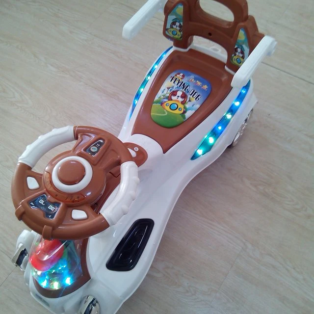 New Twist Trolley Plastic Pedal Toy Kids Battery Rride On Car For Sale
