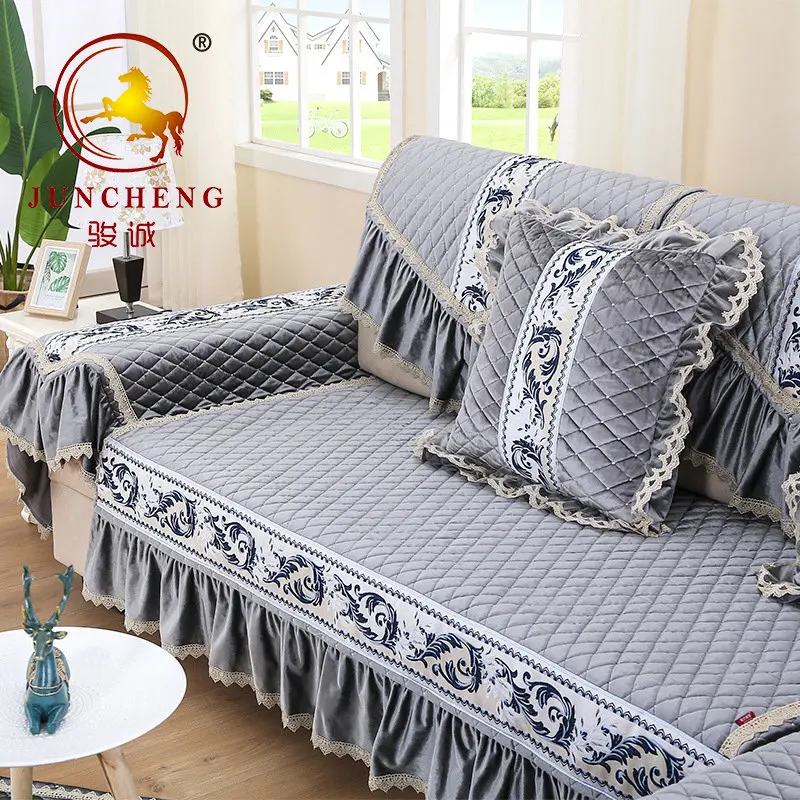different color customized slip-resistant waterproof protective sectional sofa cover