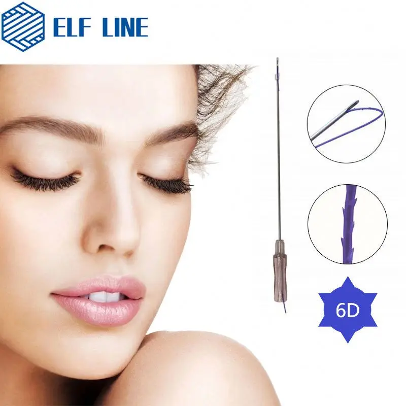 korea manufacturer 360 screw cog blunt needle cannula thread lift face lift pdo 19g 70mm