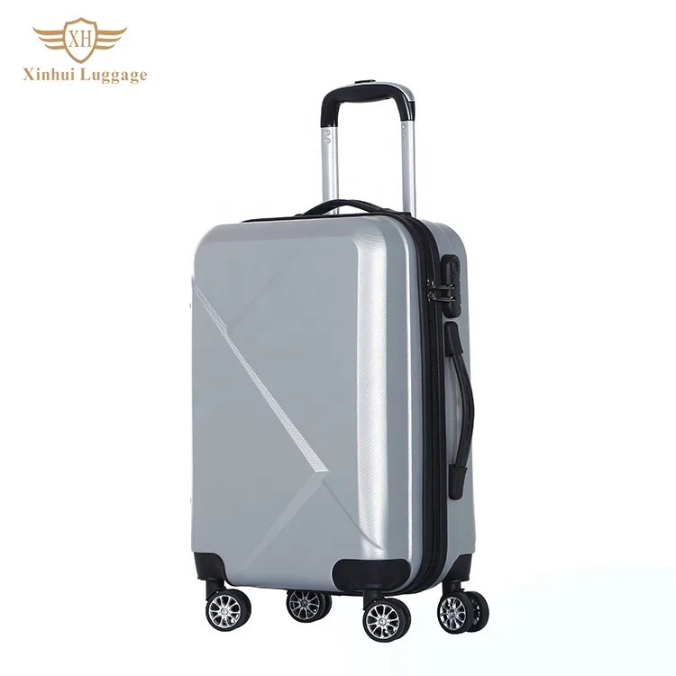 Cheap trolley luggage suitcase sets promotional bags abs cover hard suitcase from china