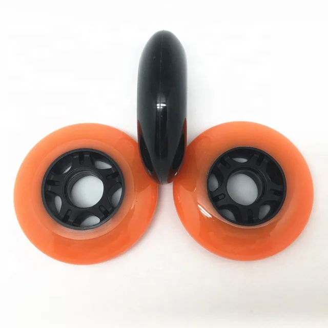 roller shoes wheels skate shoes wheels high rebound good durable PU wheels for roller skate 76mm 80mm 90mm