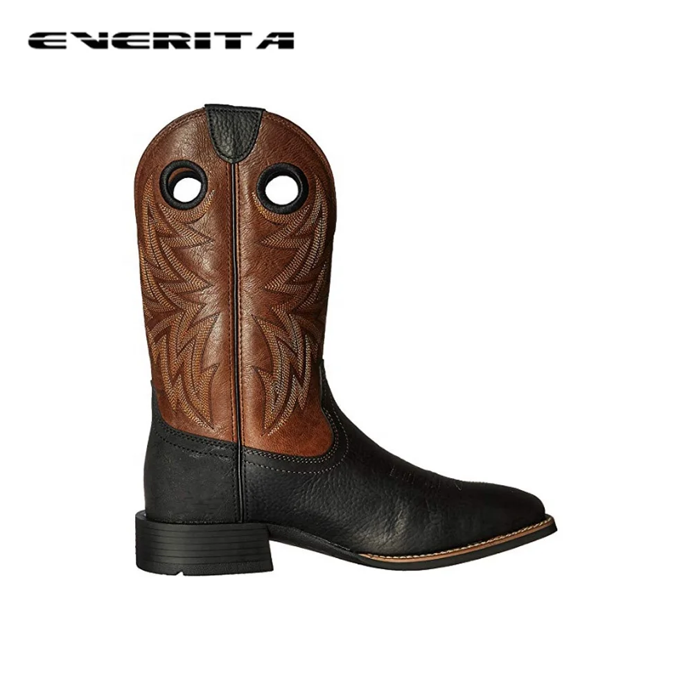 
New design fashionable genuine leather western cowboy boots for men 