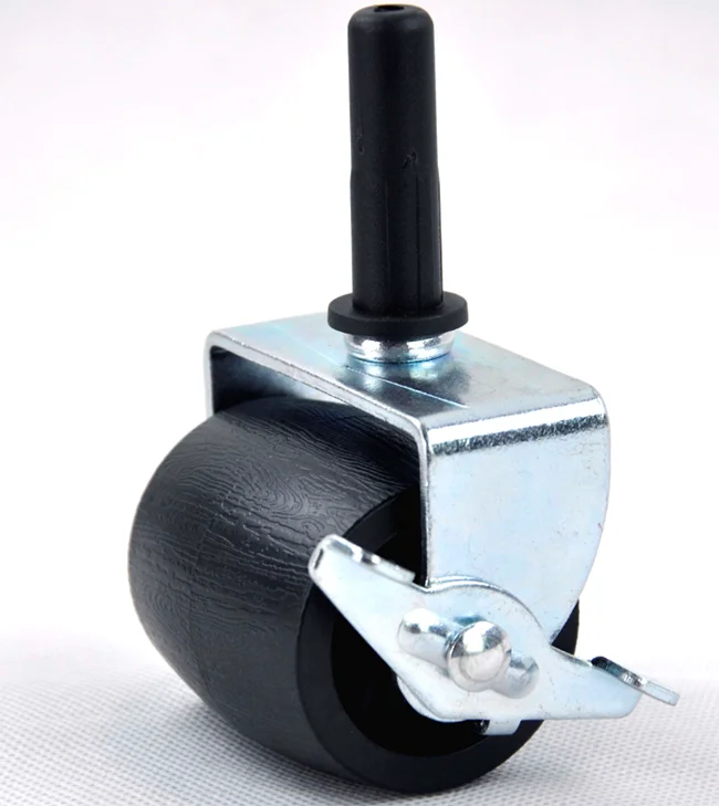 110LBS 2 Inch Plastic Bed Frame Casters with Sockets