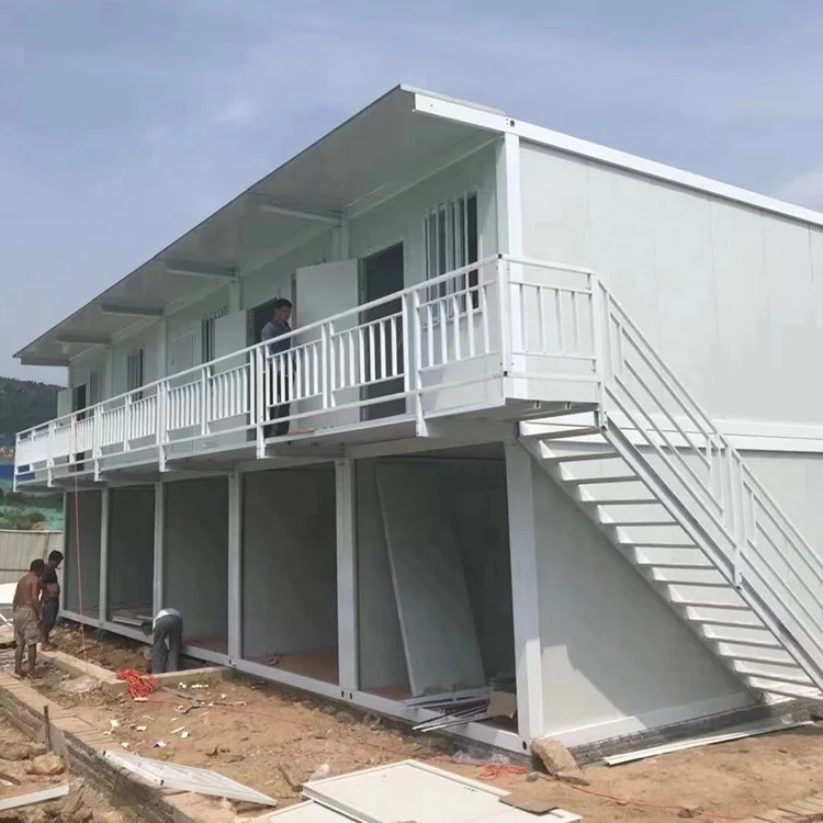 cheap prices prefabricated flat back steel container house set  in saudi arabia