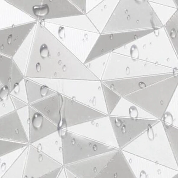 17.5'X78.7' 3D Design Glass Reflective Static Films Pvc Decorative Window Film