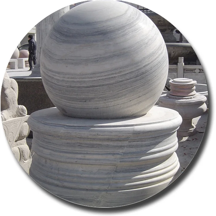 Сад камней плавучий фонтан шар