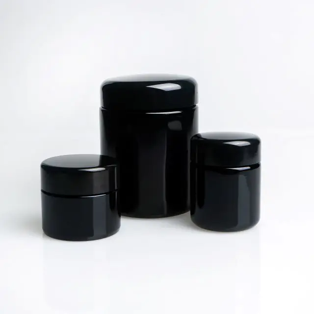 Лидер продаж на Amazon, герметичная банка для сохранения сорняков с защитой от запаха, УФ-бутылка 50 г, 80 г, 100 г, 3 унции, 6 унций