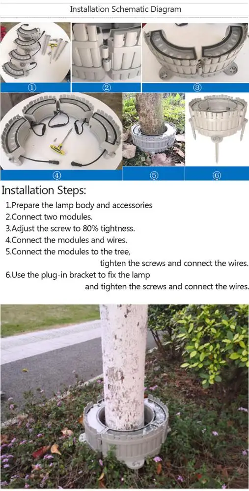 Cycle tree waterproof exterior ip65 rgb rgbw landscape lamp Garden spotlight spot outdoor led flood light
