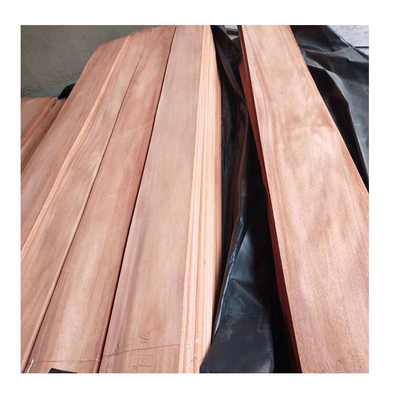 Good Quality  Mahogany Veneer Natural Sliced Wood Veneer Decorative