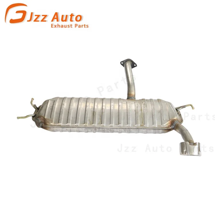 JZZ Автомобильный задний глушитель выхлопной трубы в стальной выхлопной системе непосредственно подходит
