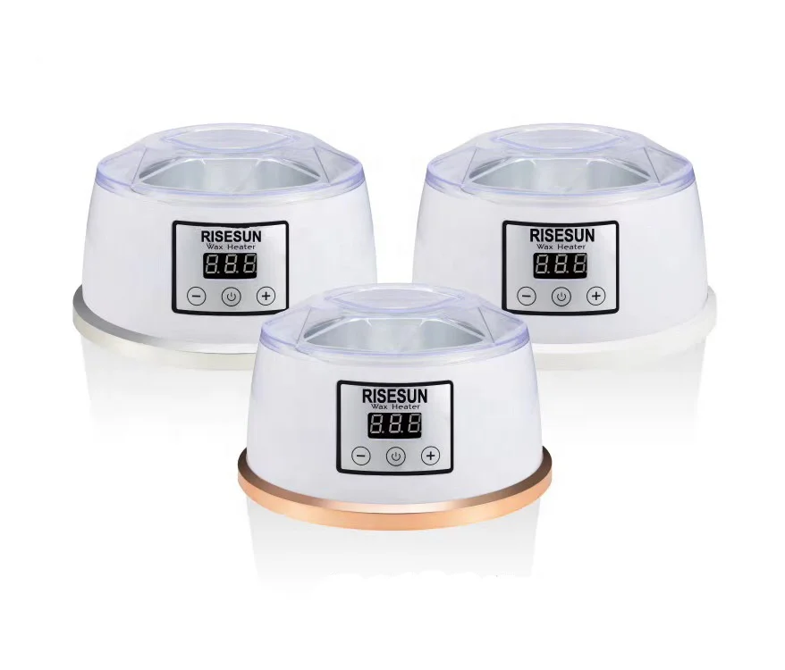 RISESUN Beautiful Appearance Removable Inner Wax Pots 500ml Filter Wax Warmer Heater