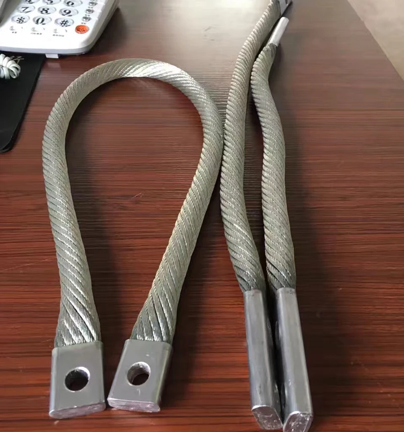 Производитель Китай медный многожильный провод заземления плетеные изолированные шунта