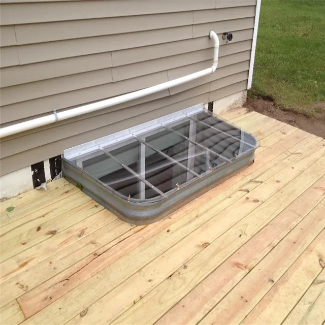 Прозрачная оконная крышка из поликарбоната с УФ-защитой 6 мм