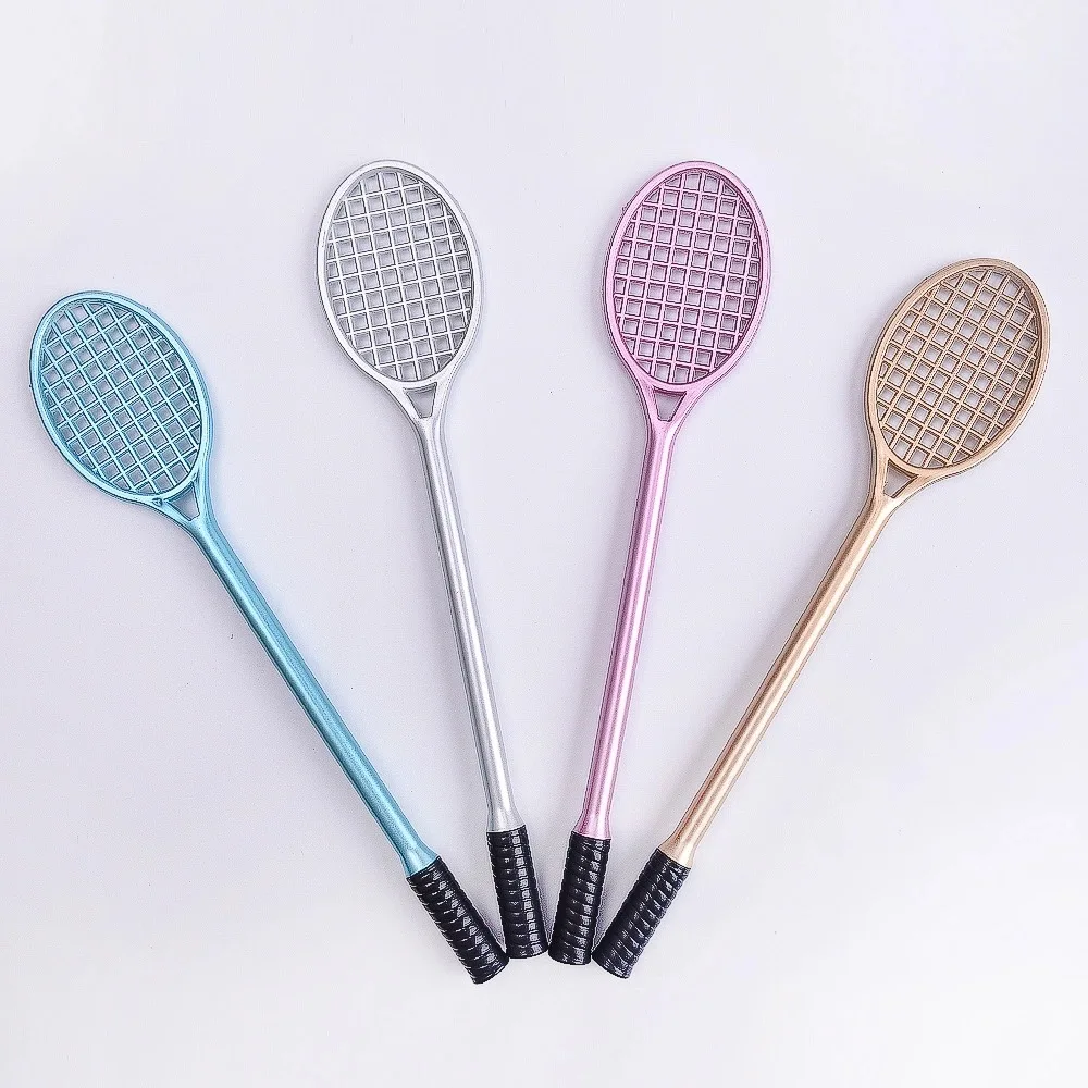 Fashion Cute Cartoon Badminton Racket Pen New Design Roller Ball Pen