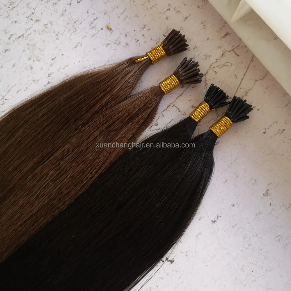 Wholesale Indian Remy Human Hair Extensions I tip Prebonded Hair