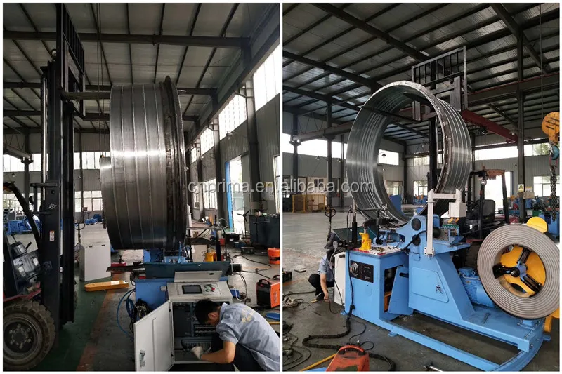 High Performance Round Spiral roll forming machine, duct spiral tube former