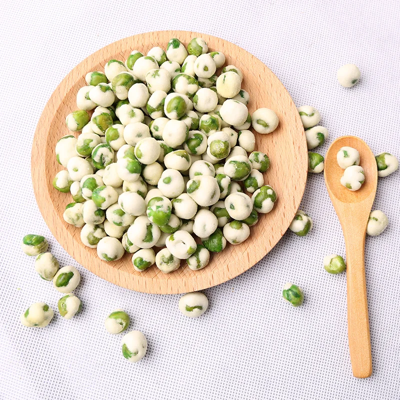 White wasabi roasted green peas snack food wasabi peas