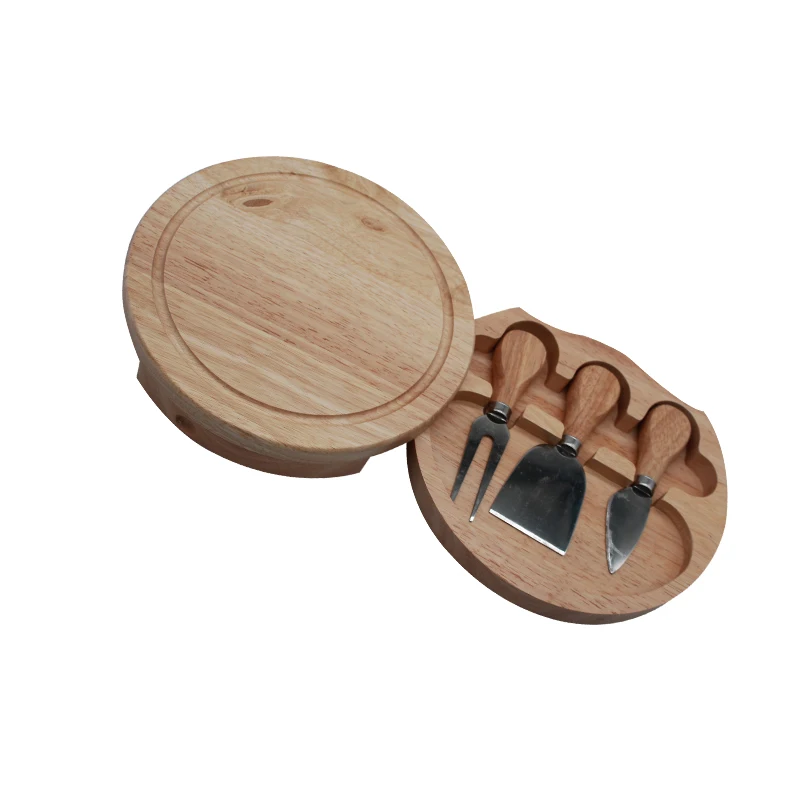 Деревянная доска для сыра с набором ножей для сыра