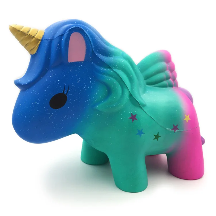Kawaii soft slow rising PU Squishy unicorn squishy  fabbrica stress ball toys