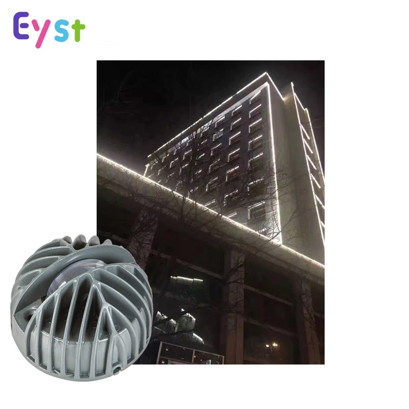 Наружный потолочный Настенный пиксельный светильник, пластиковый rgb IP65 10 Вт dmx512 светодиодный оконный светильник