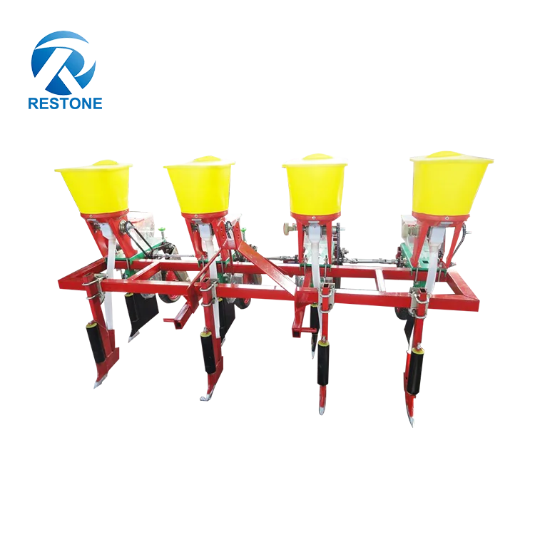 Tractor Maize Seeder Drill 4 Rows Corn planting machine