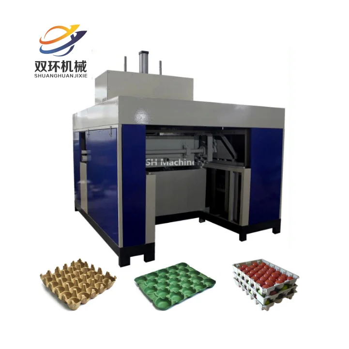 Strawberry punnets fruit tray molded pulp machine for with straw/bagasse