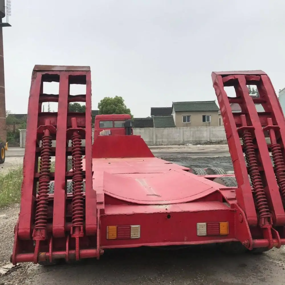 used  Tipper Widely Used U Haul Car Trailers /Tri-Axles End Dump Tipping Semi Truck Trailer