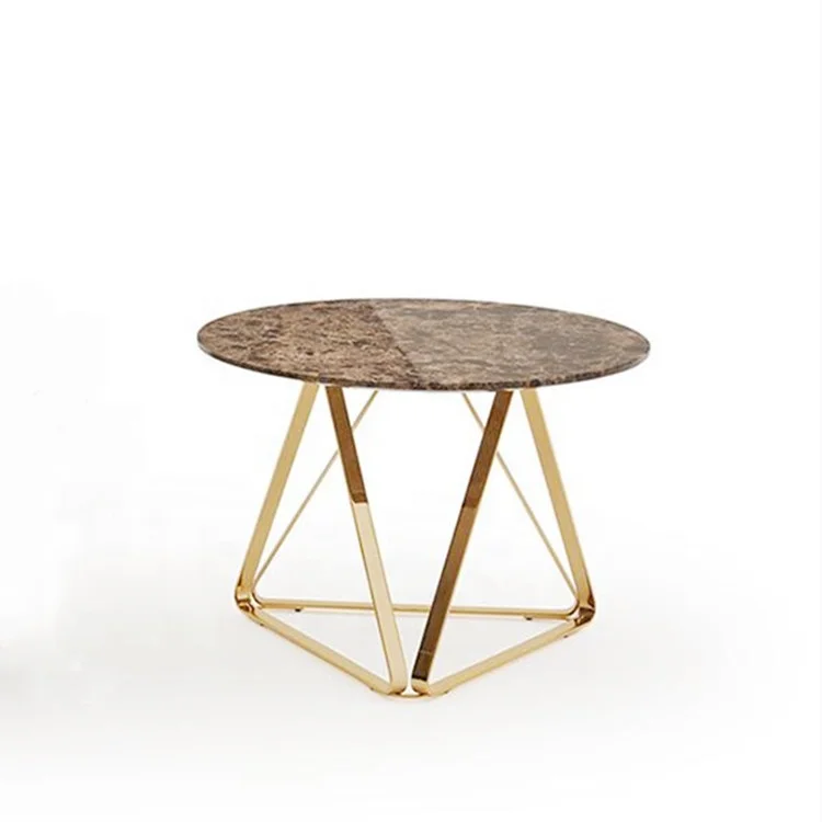 American style marble top tea table corner table Best selling hot chinese products Bedroom antique side table