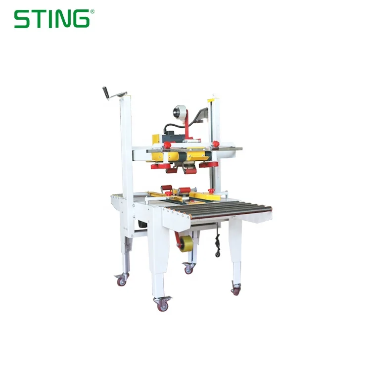 High quality animation adhesive tape box body sealing machine