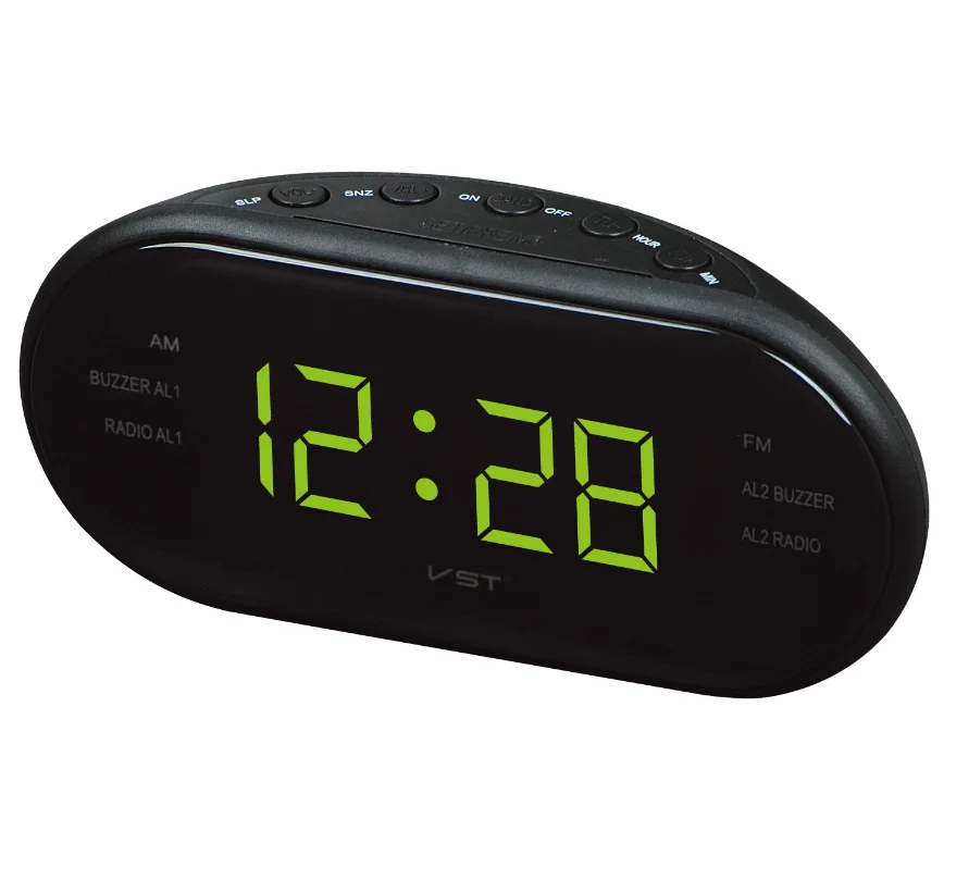 Home and outdoor multifunctional 1.2' LED Display Alarm Digital Am/Fm Radio Clock