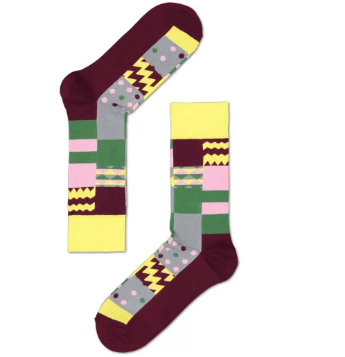 Многоцветный квадратный носок купить оптом из Китая влагу фантастика хлопка на заказ Happy Socks