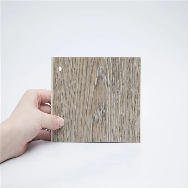 Eco Friendly Wooden Flooring Living Room Plastic Modern Grooved Online Technical Support Silver Grey 5 Years Video Tutorial EJ