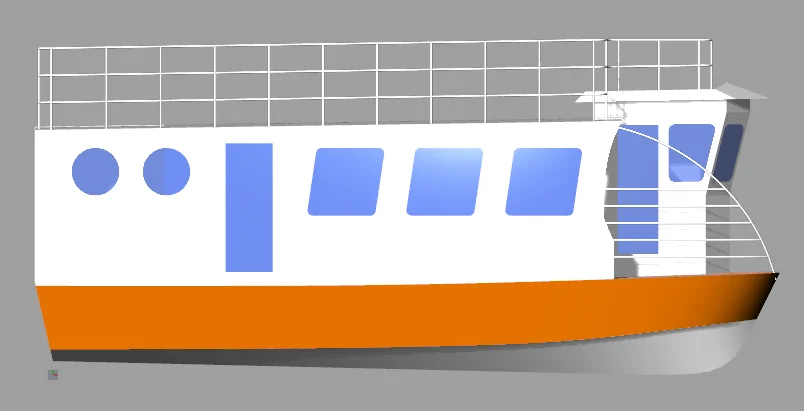 CE Certified 11--15m Aluminum Catamaran Passenger Boat For Sale